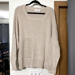 Carly Jean Los Angeles Oversized Sweater - Size M/L